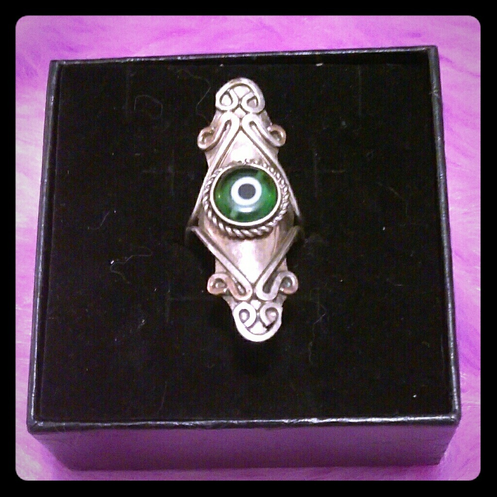 Evil Eye Adjustable Ring